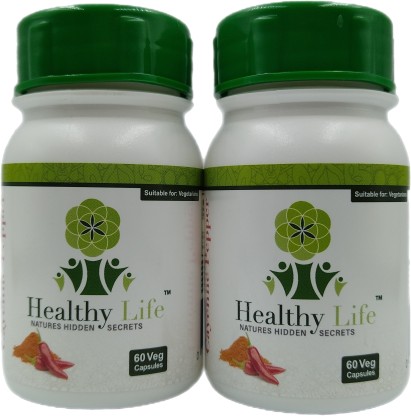 Healthy Life Products Healthy Life Cayenne Pepper Capsules 60's x 2