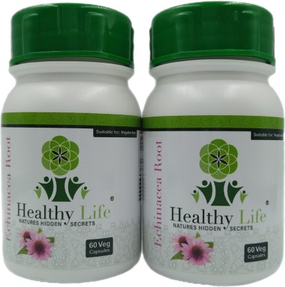 Healthy Life Products Healthy Life - Echinacea Root Capsules - 60s x 2