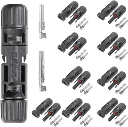 Mix Box Waterproof Solar Panel Cable Connectors - 10 Pairs Butt Splice Wire Connector