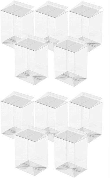 Umlozi Plastic Protector Case 0.5mm Thick Compatible With 4-inch Pops 10 Pack