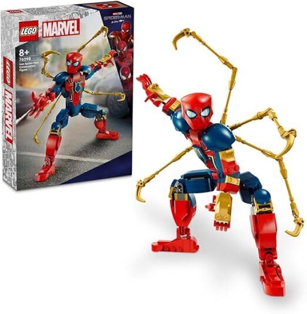 SUPER HEROES MARVEL IRON SPIDER MAN CNSTRCTN FIGURE