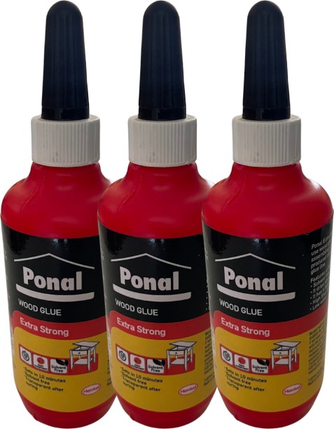 Ponal Wood Glue - Pack of 3 Adhesive
