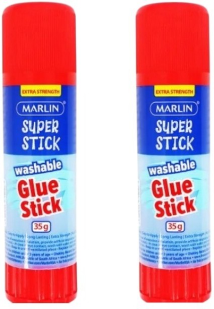 Marlin Super Stick Glue Sticks 1's 2 x Units Adhesive