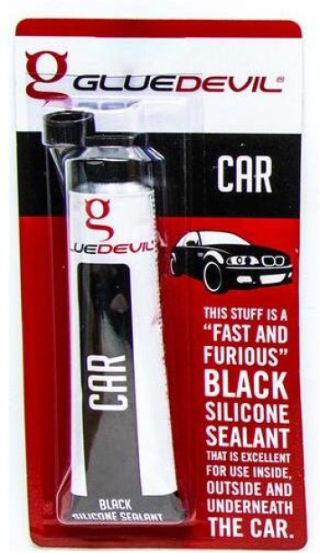 Glue Devil Silicone - Auto - Black - Tube - 90ml Adhesive