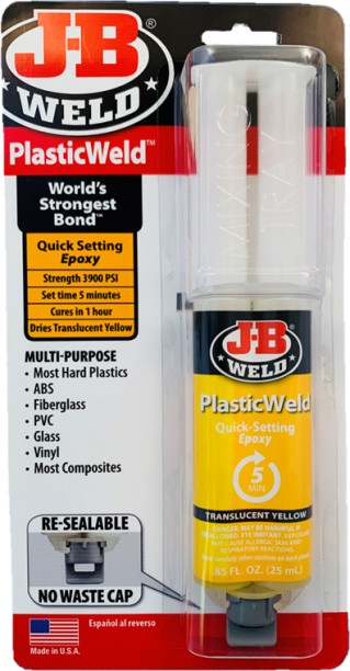 J-B Weld PlasticWeld - Syringe Adhesive