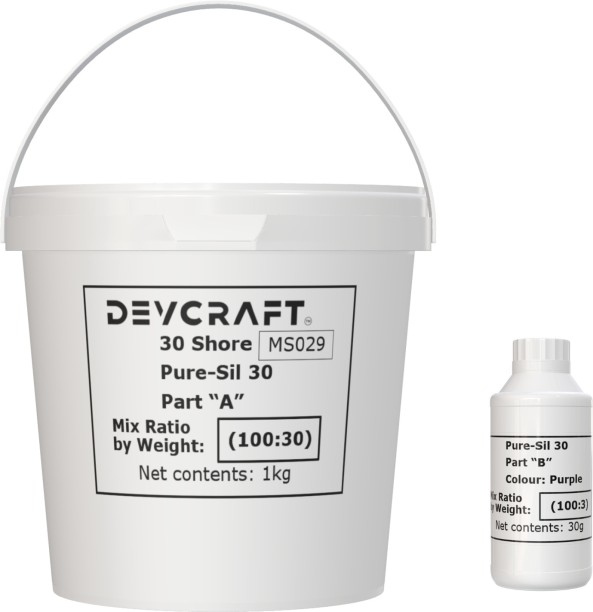 Devcraft General Purpose Curing Silicone and Catalyst Adhesive