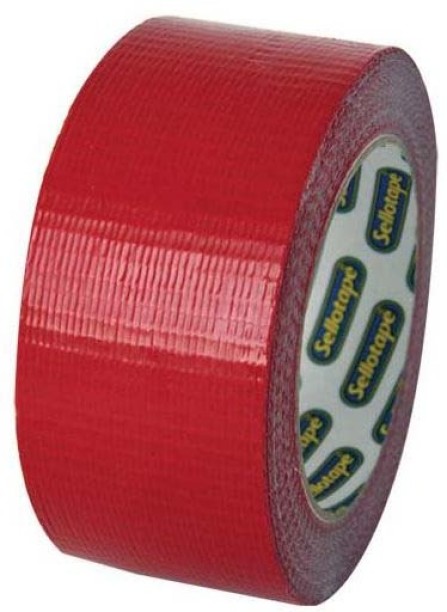 Sellotape Duct Tape - Red 48mmx25M Rolls Adhesive