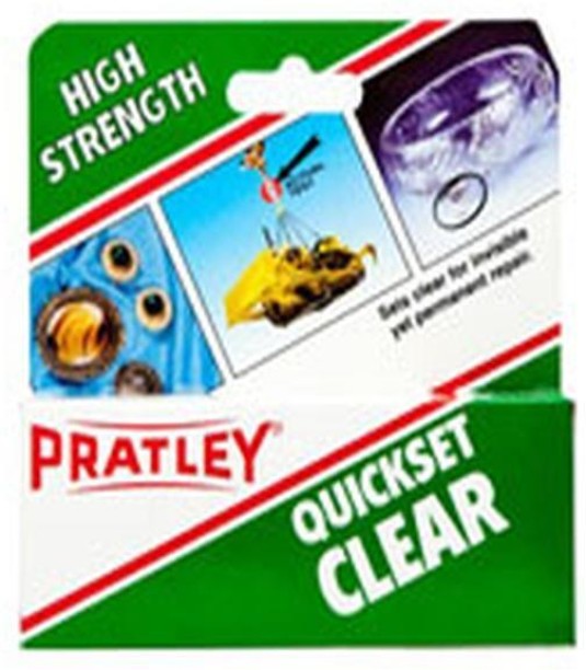 Qualitools Pratley Glue Quickset Clear 36ml (86143) 36ml Adhesive
