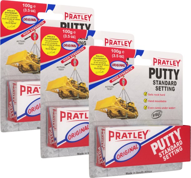 Pratley Putty Standard Setting 3pk Adhesive