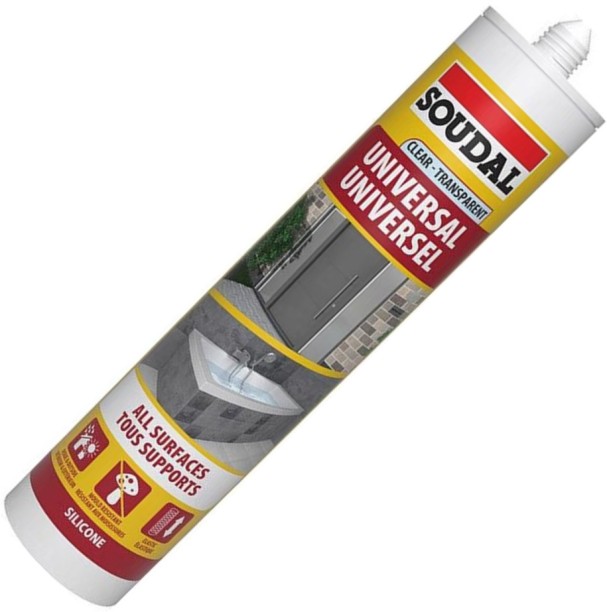 SOUDAL Silicone Clear Adhesive
