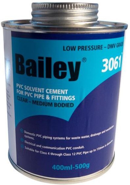 Bailey Pvc Weld - Lp - 400ml Adhesive