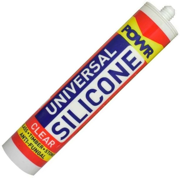 POWR Silicone Sealant Clear Adhesive