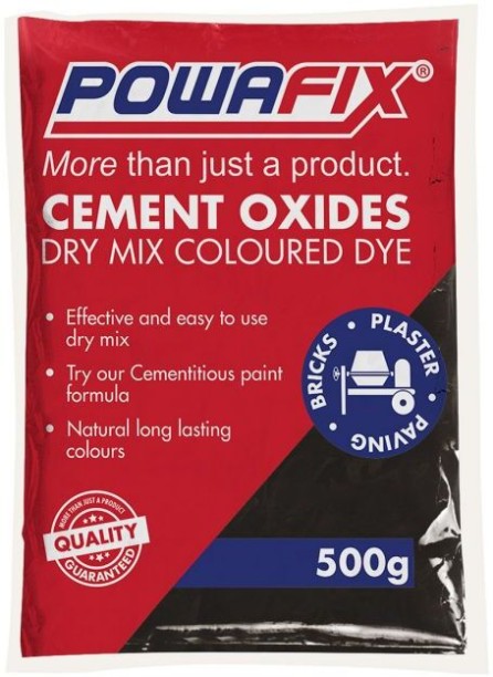 Powafix Cement Oxide Powder Brown 500G Adhesive
