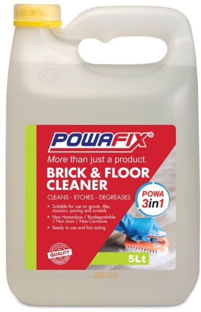 Powafix Brick & Floor Cleaner Non Corrosive 5L Adhesive
