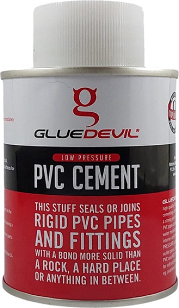 GLUEDEVIL Adhesive PVC Cement 200ml Adhesive