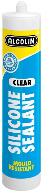 Alcolin Mould Resistant Clear Silicone Sealant Adhesive