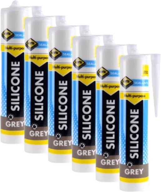 Mts Silicone Sealant Grey 6pk Adhesive