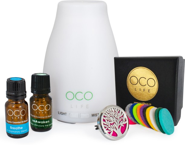 OCO Life Aroma, Assorted, Fresh Aroma Oil, Diffuser, Diffuser Set