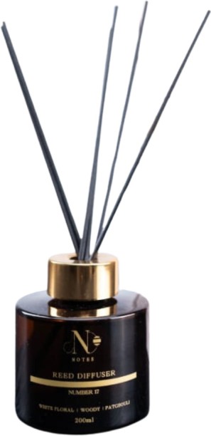 Notes Fragrance Floral, Patchouli, Woody Diffuser, Diffuser Set