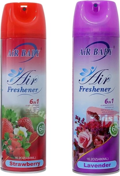 Air Baby Strawberry, Jasmine, Lavender, Peach Spray