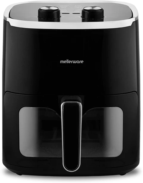 Mellerware Viewing Window Manual Operation Non-Stick Black 1450W "Vitality XL" Air Fryer