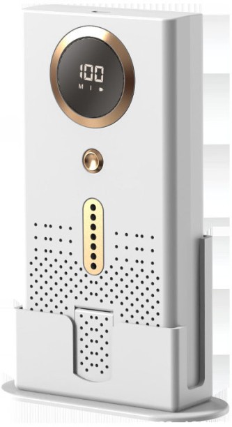 Solala Air Purifier for Home, Compact Ozone Deodorizer with Aroma Diffuser, Car Air Purifier for Pet Rooms, Bathroom, Smoke and Odor Elimination, Desktop Design Portable Room Activated Carbon Filter Air Purifier