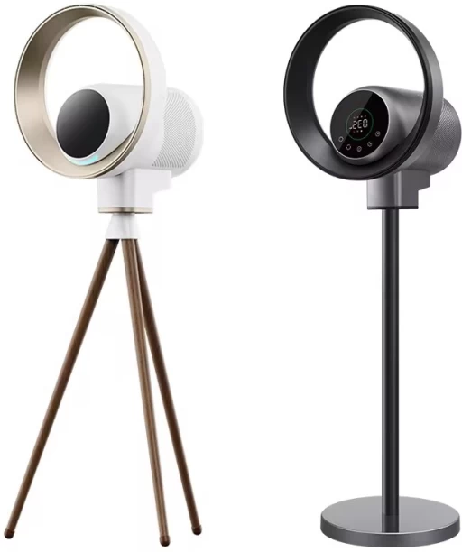 Anna Felix Electric Bladeless Fan and Air Purifier – Smart Tuya-Controlled Cooling for Home Use Portable Room Activated Carbon Filter Air Purifier