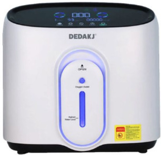 Dedakj Oxygen Concentrator 1-8L/Min Oxygen Generator Portable Room HEPA, Activated Carbon Filter Air Purifier