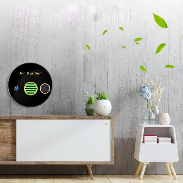 LuckyUnion New air purifier High-efficiency dual-core plasma negative ion active oxygen zero-consumable electronic purifier Portable Room Ionizer Air Purifier