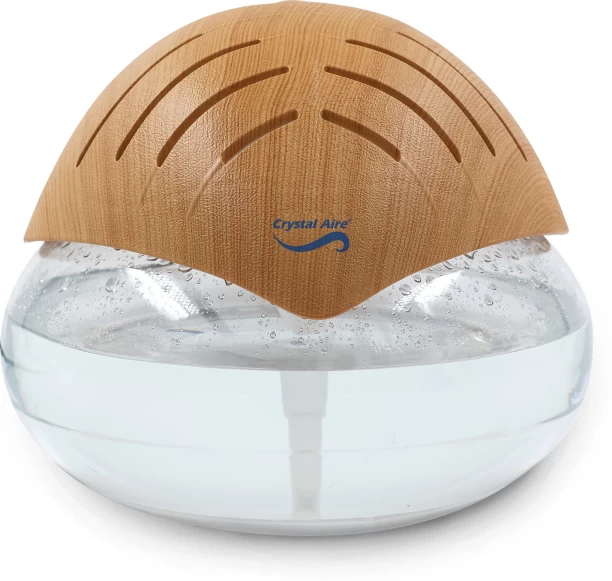 Crystal Aire Standard Air Purifier - Natural Wood Portable Room Humidifier