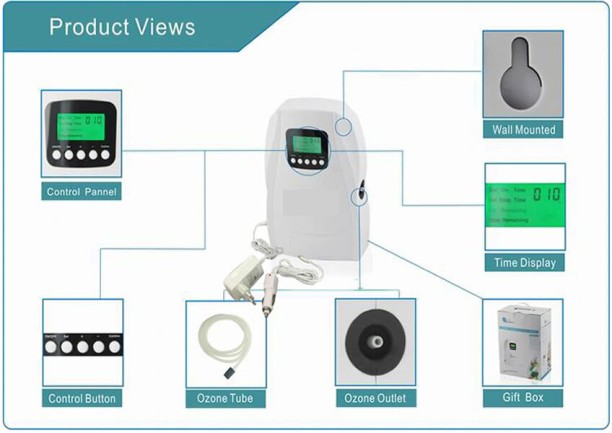N202F ozone disinfector OZONE DISINFECTOR Portable Room Ozone Generator Air Purifier