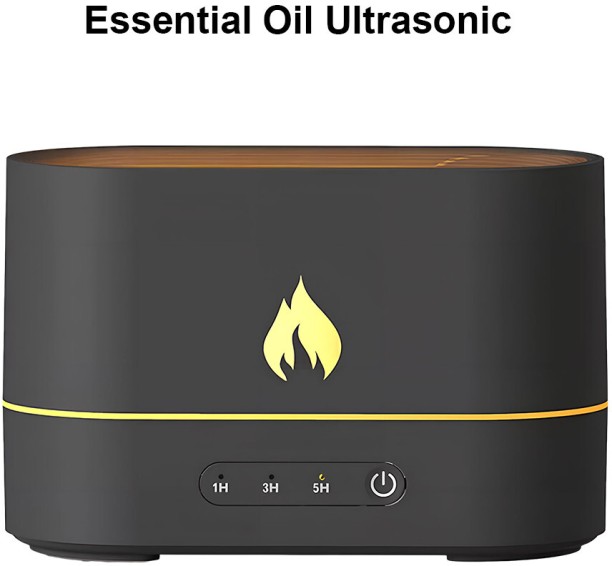 RAR Flame LED Essential Oil Diffuser Aroma Aromatherapy Air Ultrasonic Humidifier UK Portable Room Deodorization Filter Air Purifier