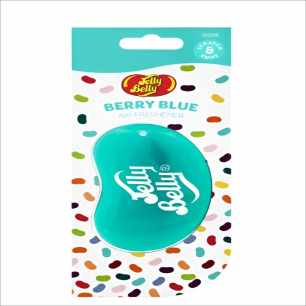 More & More Jelly Belly Berry Blue Car Air Freshener - Sweet & Fresh Scent Portable Car Dehumidifier