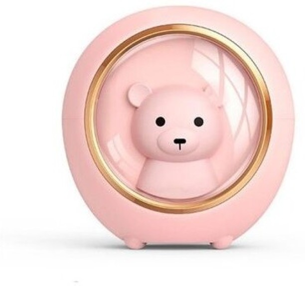 Wobuciko Cute Bear Mini USB Humidifier - Pink Portable Room Humidifier