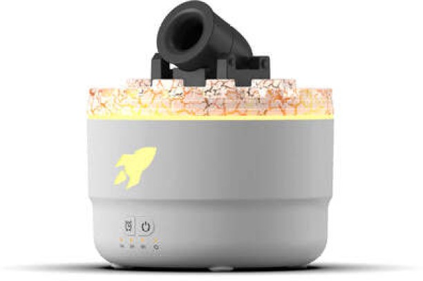 Auro Aromatherapy Flame Humidifier with RGB Lights - 176 White USB Portable Room Humidifier