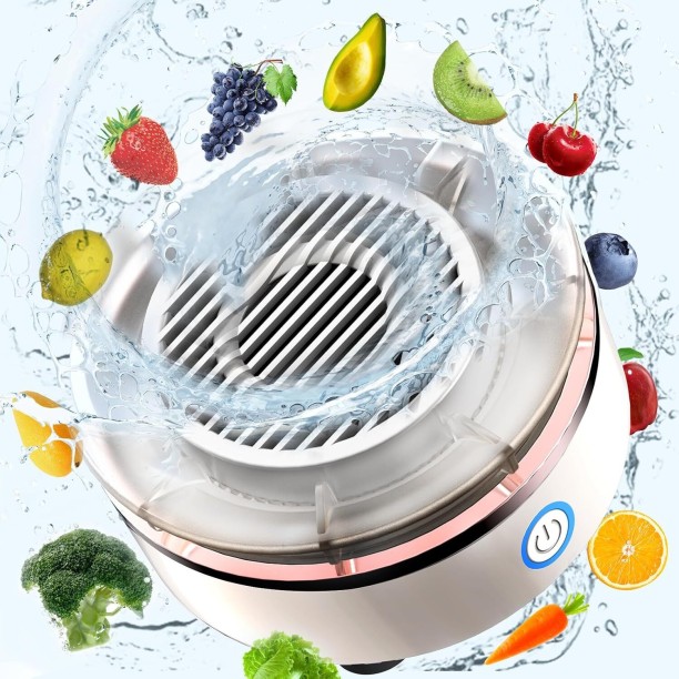 Fariedl Hand-free fruit and vegetable washer, wireless outdoor vegetable washing Portable Room Composite Filter Air Purifier