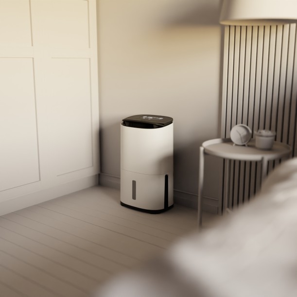 Meaco MeacoDryArete2-12LSA Portable Room Dehumidifier, HEPA, Activated Carbon Filter, Pre-filter Air Purifier