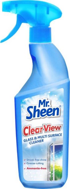 Mr Sheen Clear View Glass Cleaner 500ml Liquid