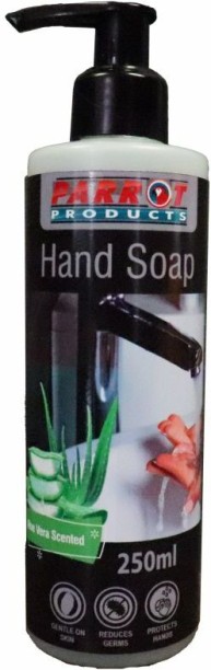 Parrot Products Anti-Bacterial Hand Soap Aloe Vera Box of 6 Aloe Vera
