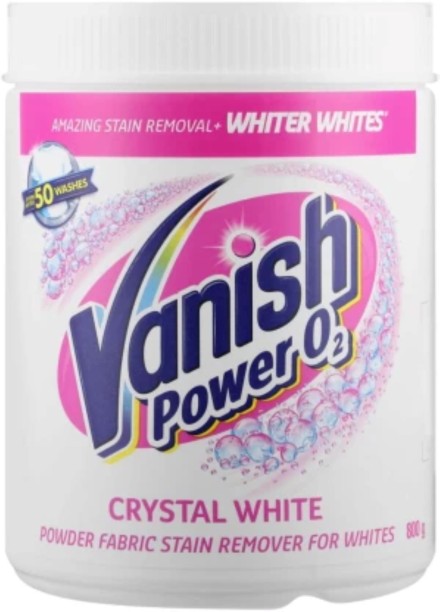VANISH Crystal White Stain Remover (6 x 800g)