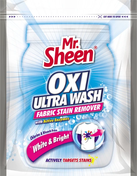 Mr Sheen Oxi Ultra Wash White 200g Washing Powder 600 g