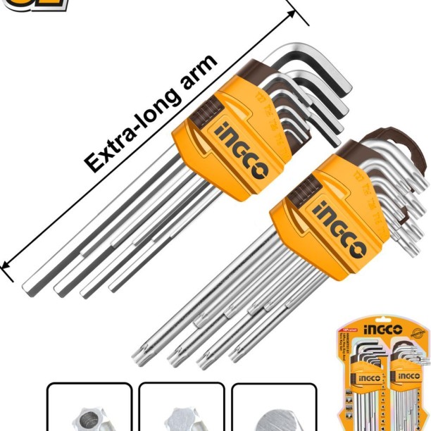 INGCO Allen Key And Torx Set Allen Key Set
