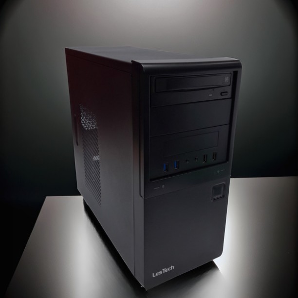 LesTech MATO SERIES Core i3 (8 GB/500 GB SSD/Windows 11 Home/24 Inch Screen)