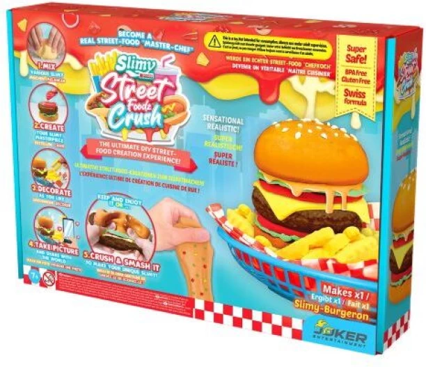 SLIMY DO IT YOURSELF FAST FOOD COLLECTION HAMBURGER Clay Art & Moulding Art and Craft Kit