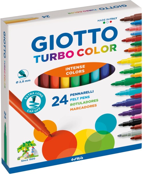 Giotto Turbo Color Pen Set of 24 Craft Kits Art and Craft Kit