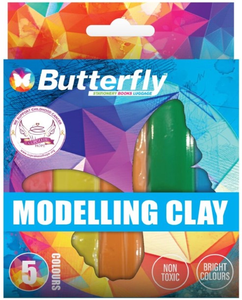 Butterfly Modelling Clay Art & Moulding Art and Craft Kit