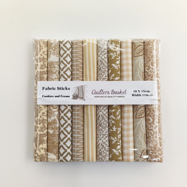 Quilters Basket Cookies and Cream Stitching, Knitting & Thread Art Kit Art and Craft Kit