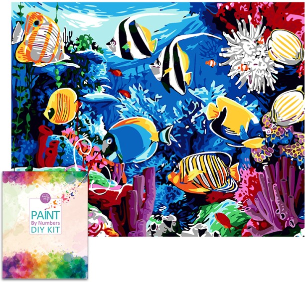 Easy Craft Paint by Number DIY Kit 50x40cm Craft Kits Art and Craft Kit