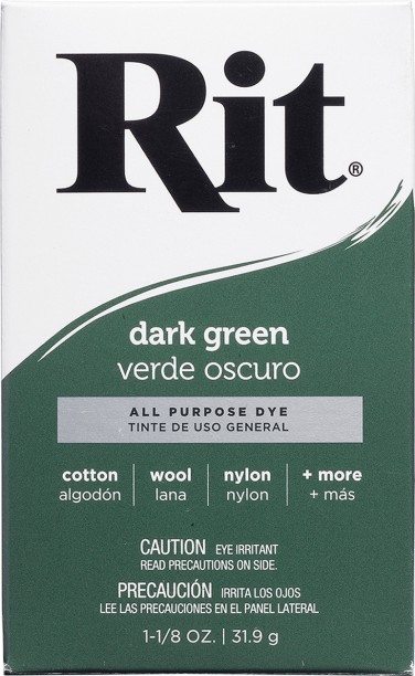 Rit All-Purpose Powder Dye Dark Green Do-it-yourself Kits Art and Craft Kit