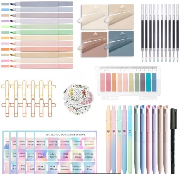 Pray & Slay Co. Scripture Study Supplies - 48 piece